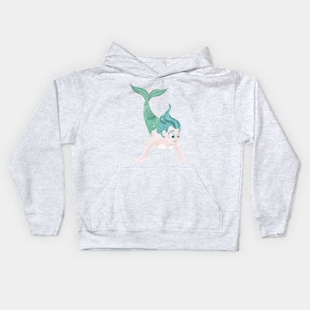 Mermaid - child Kids Hoodie by BarracudApps